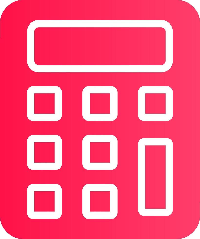 Calculator Creative Icon Design vector