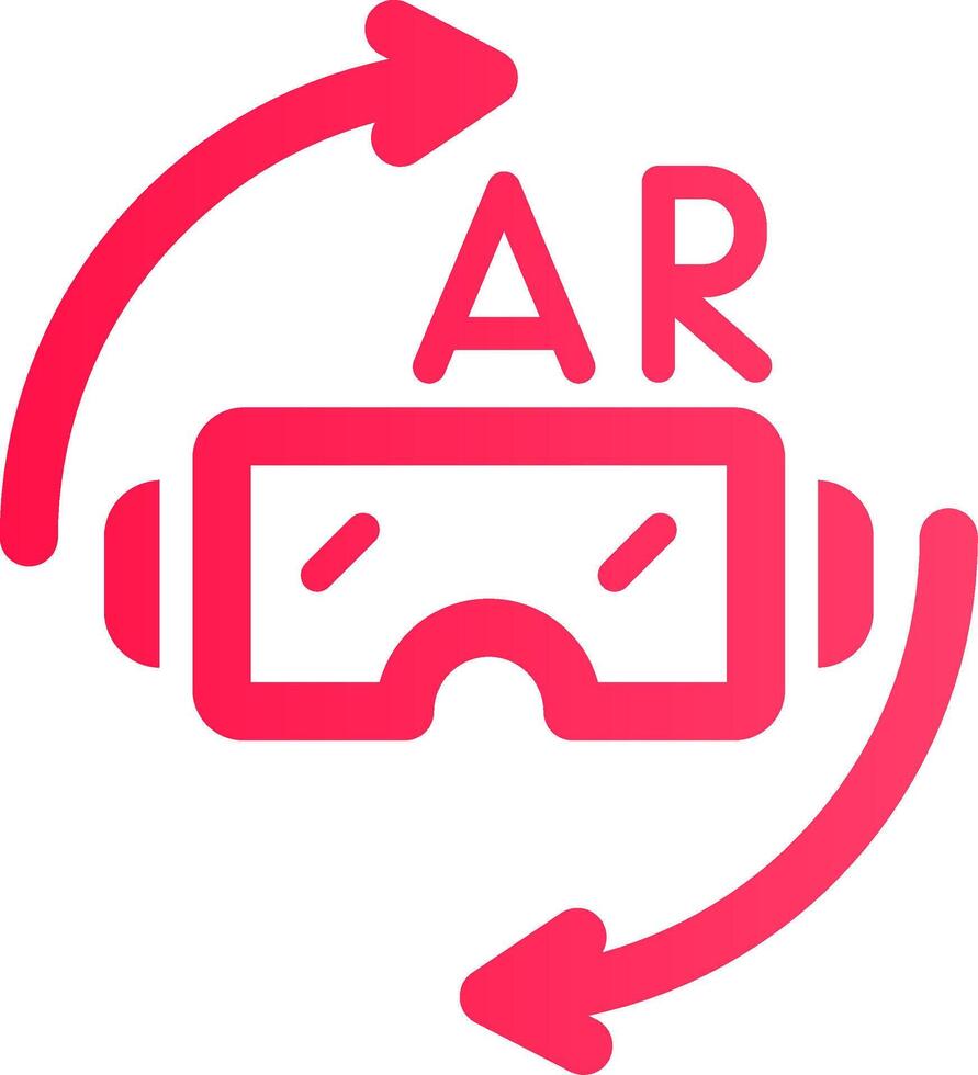 Vr Glasses Creative Icon Design vector