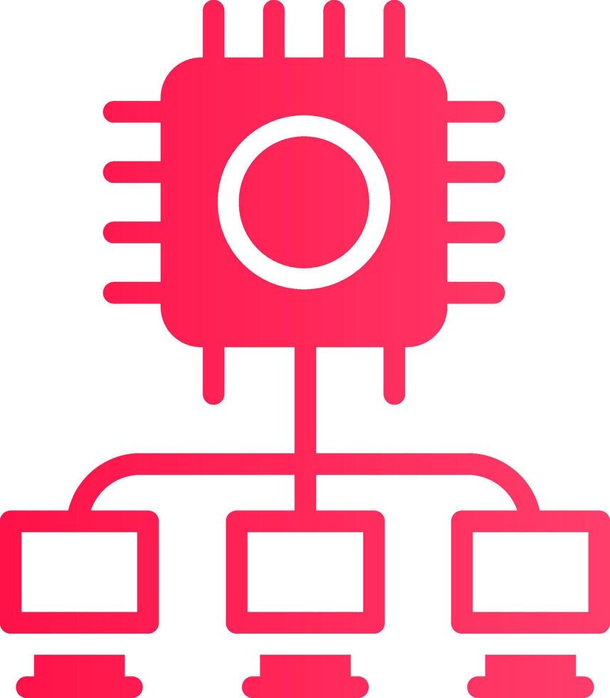 Intelligent Control Creative Icon Design vector