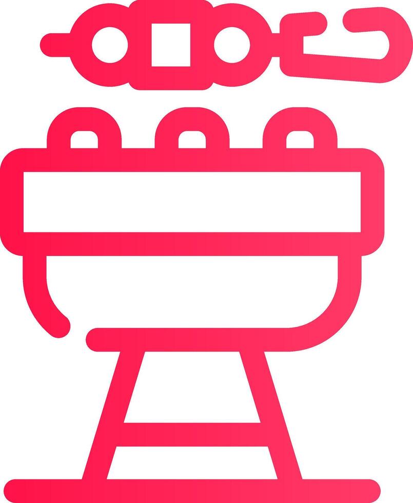 diseño de icono creativo de barbacoa vector