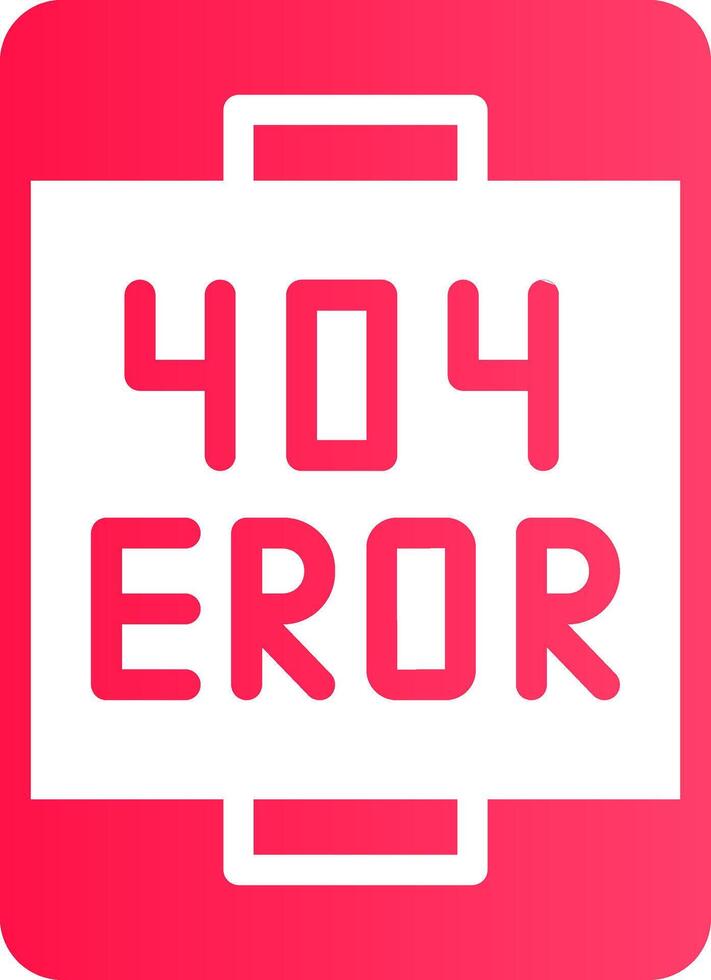 Error Creative Icon Design vector