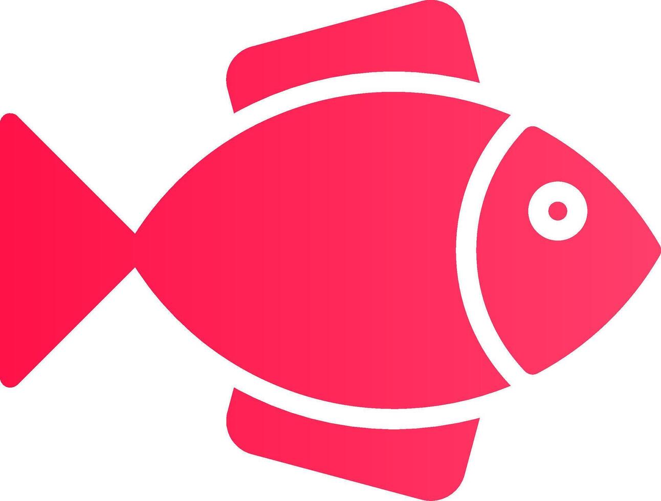 pescado creativo icono diseño vector