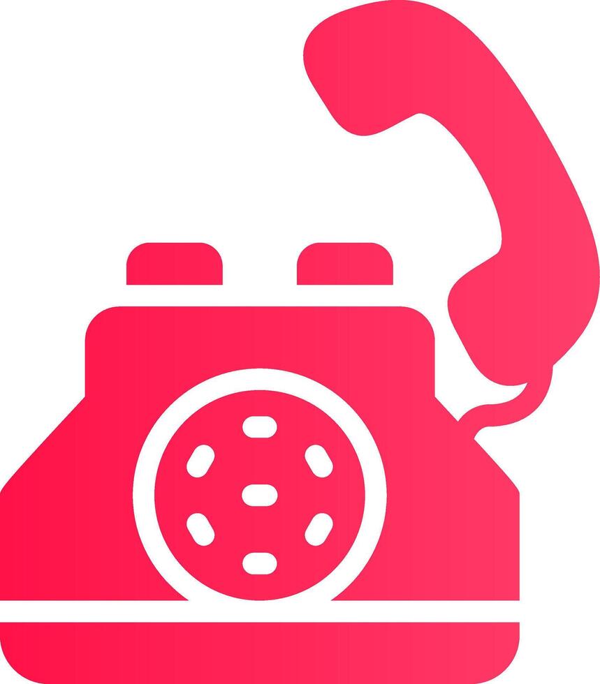 Telephone Creative Icon Design vector