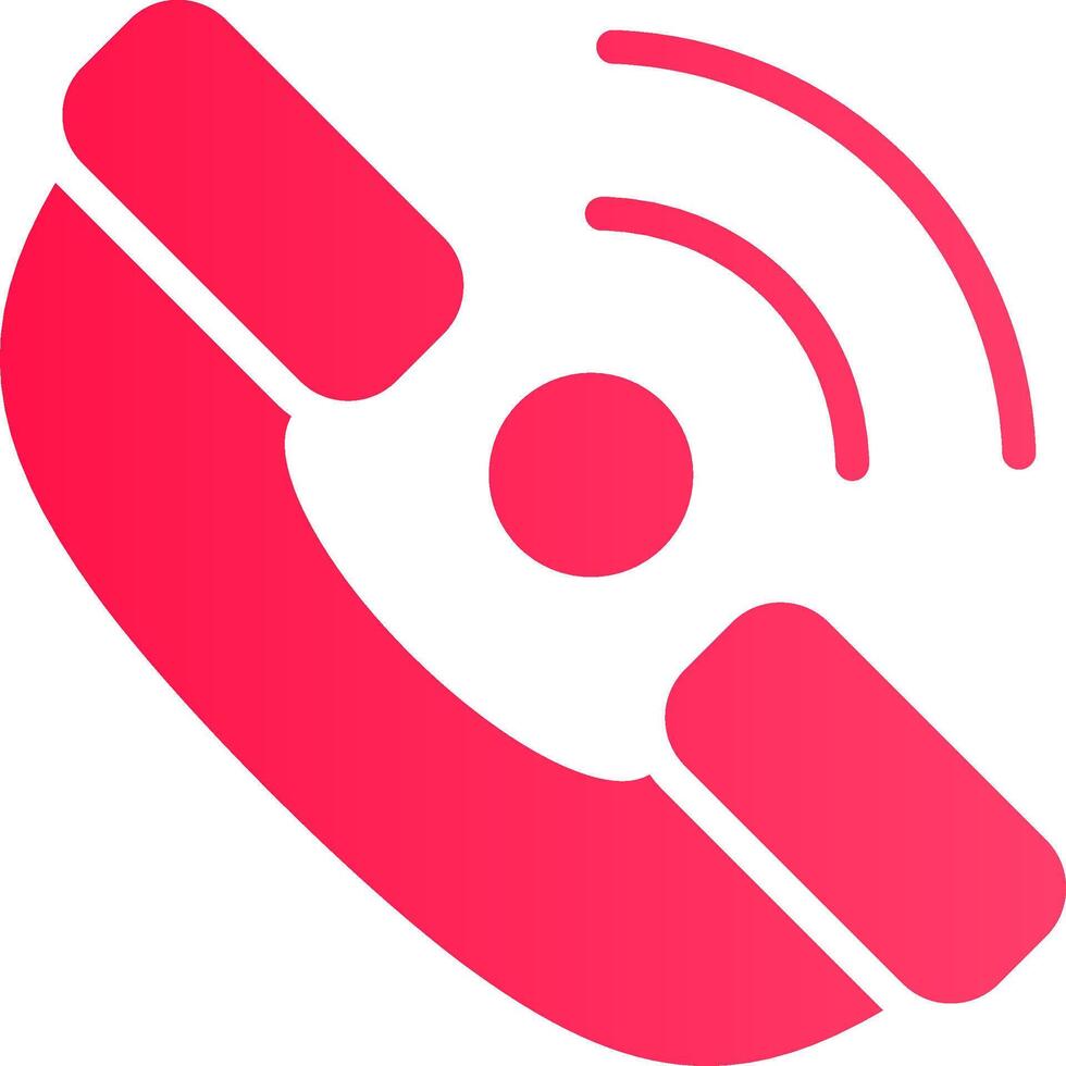 Phone Receiver Creative Icon Design vector