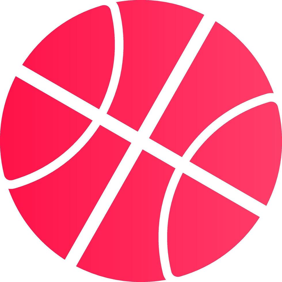 diseño de icono creativo de baloncesto vector