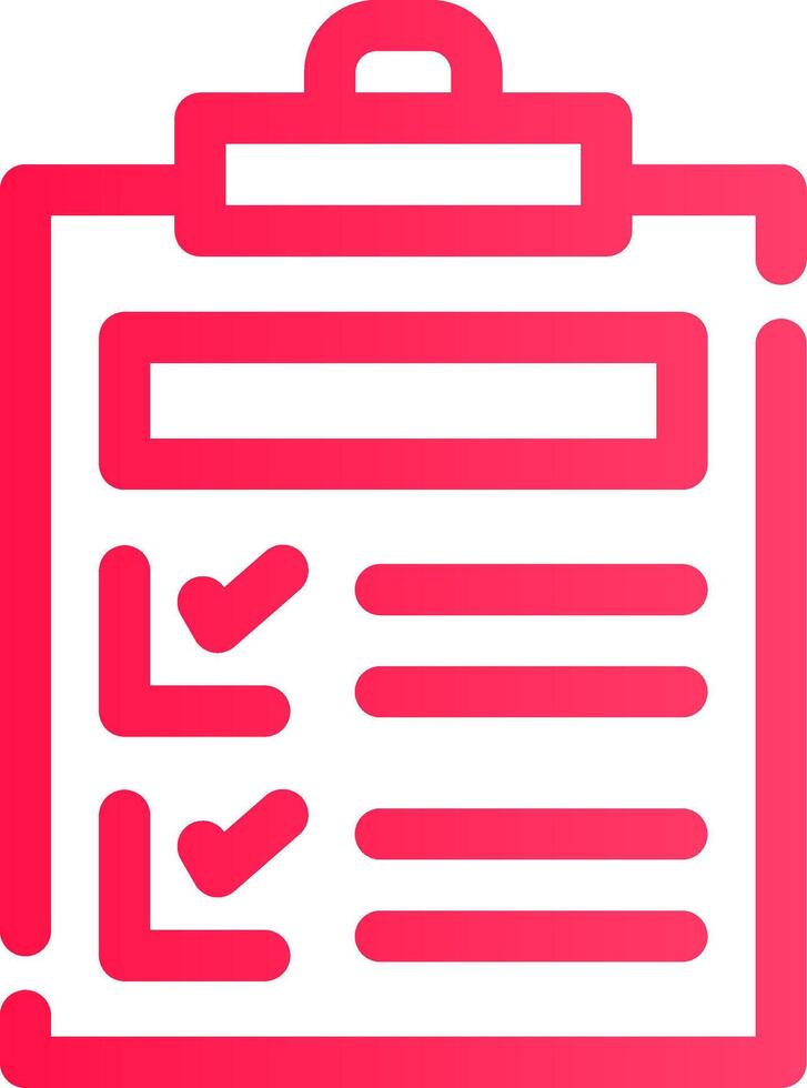 Checklist Creative Icon Design vector
