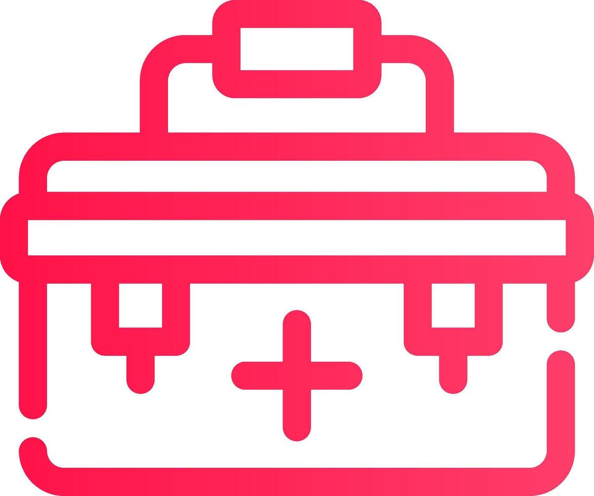 First Aid Kit Creative Icon Design vector