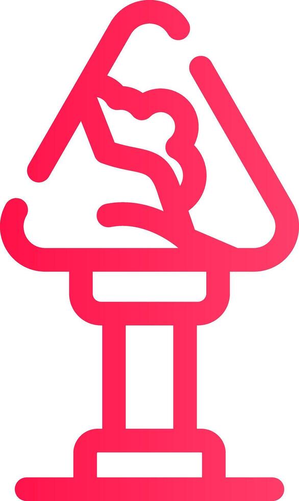 Avalanche Sign Creative Icon Design vector