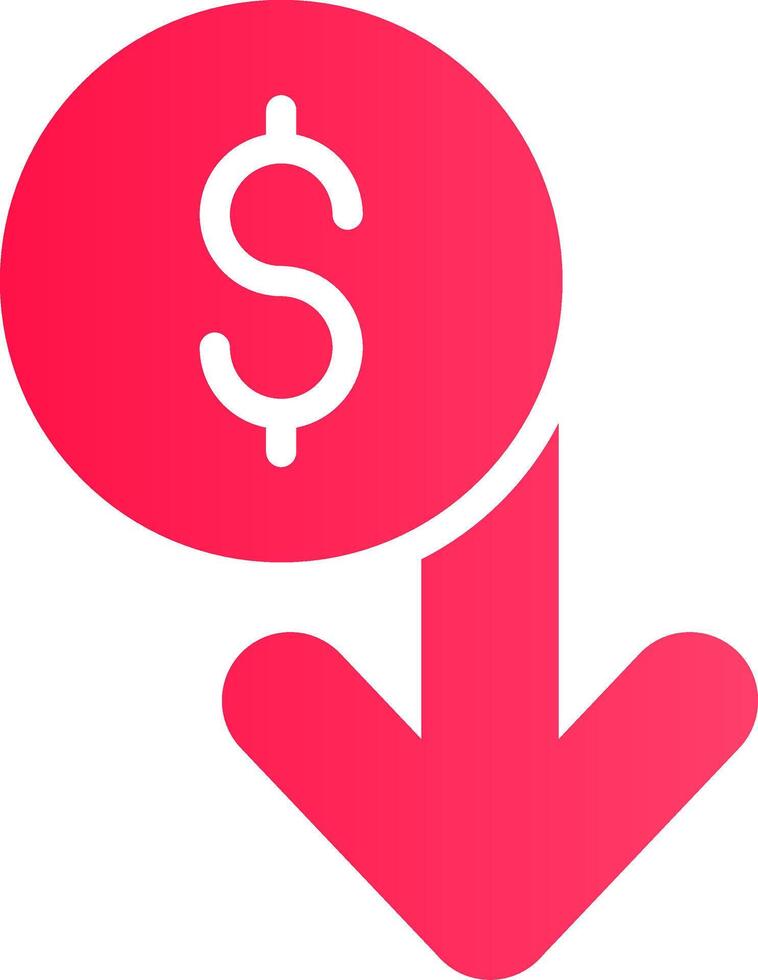 Capitalized Cost Reduction Creative Icon Design vector