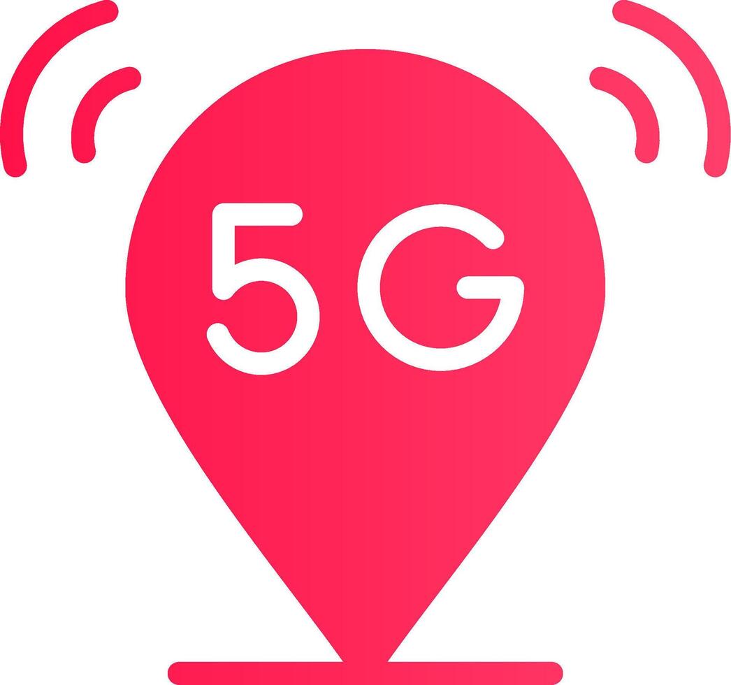 5G Creative Icon Design vector