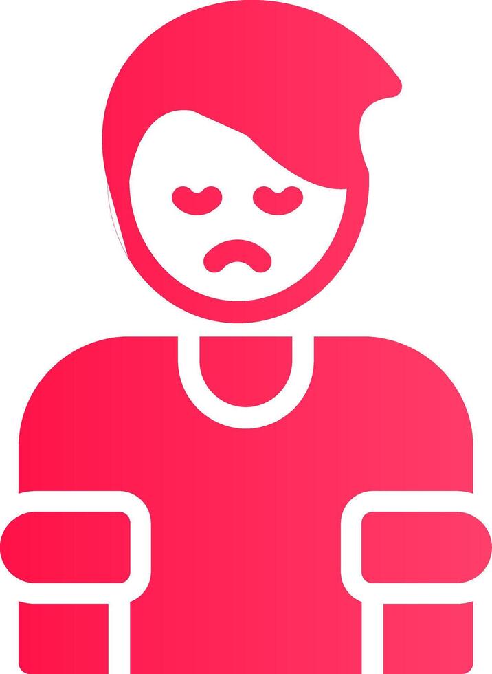 Depression Creative Icon Design vector