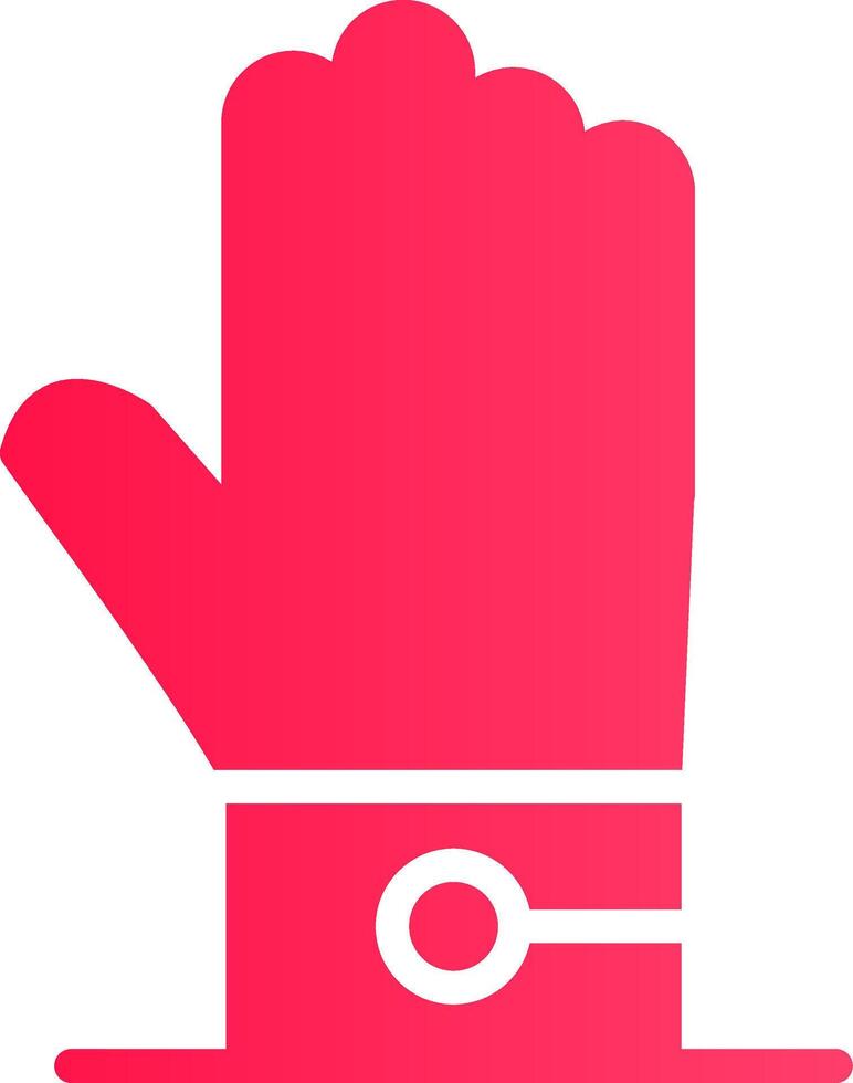 Glyph pink Gradient vector