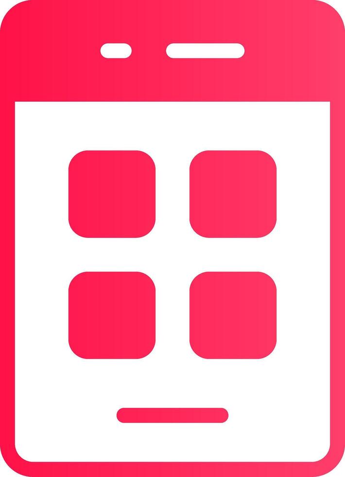 Grid Creative Icon Design vector