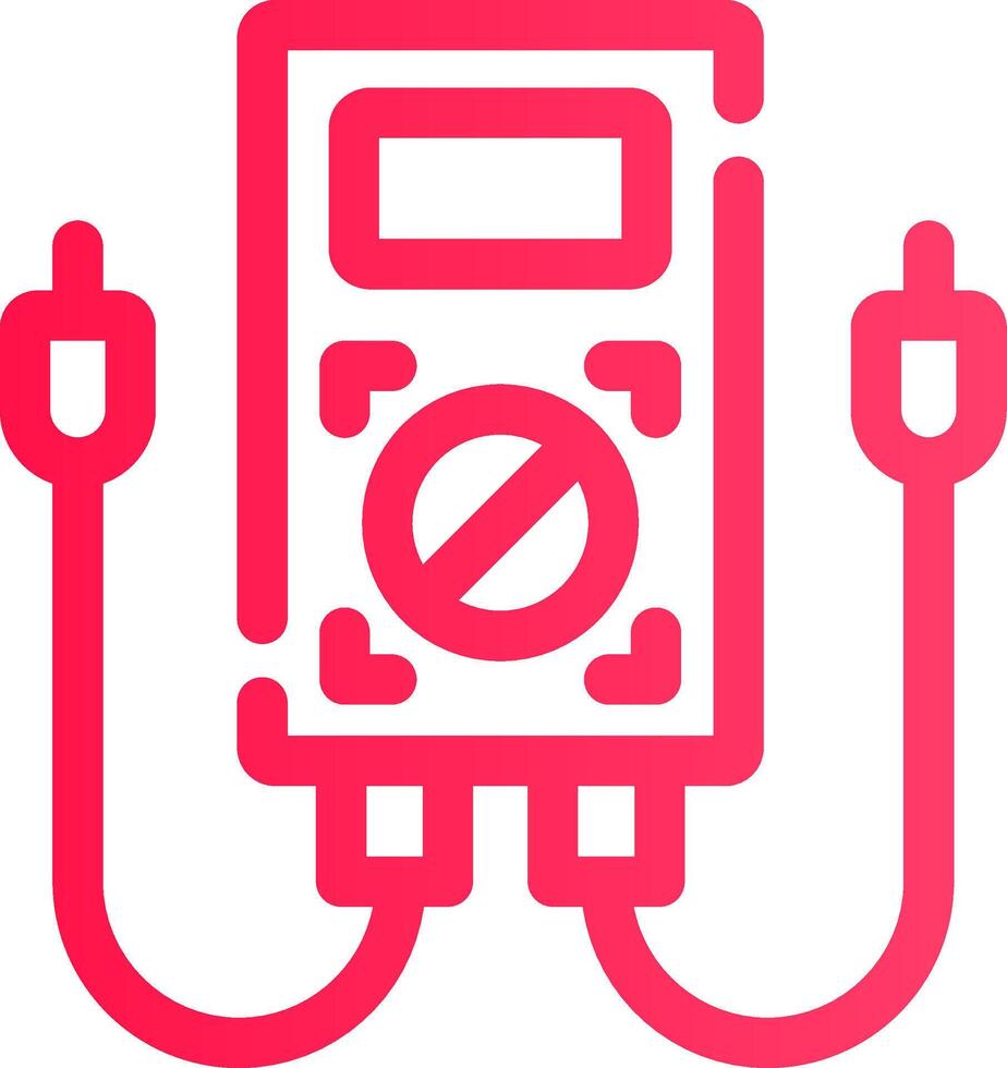 Multimeter Creative Icon Design vector