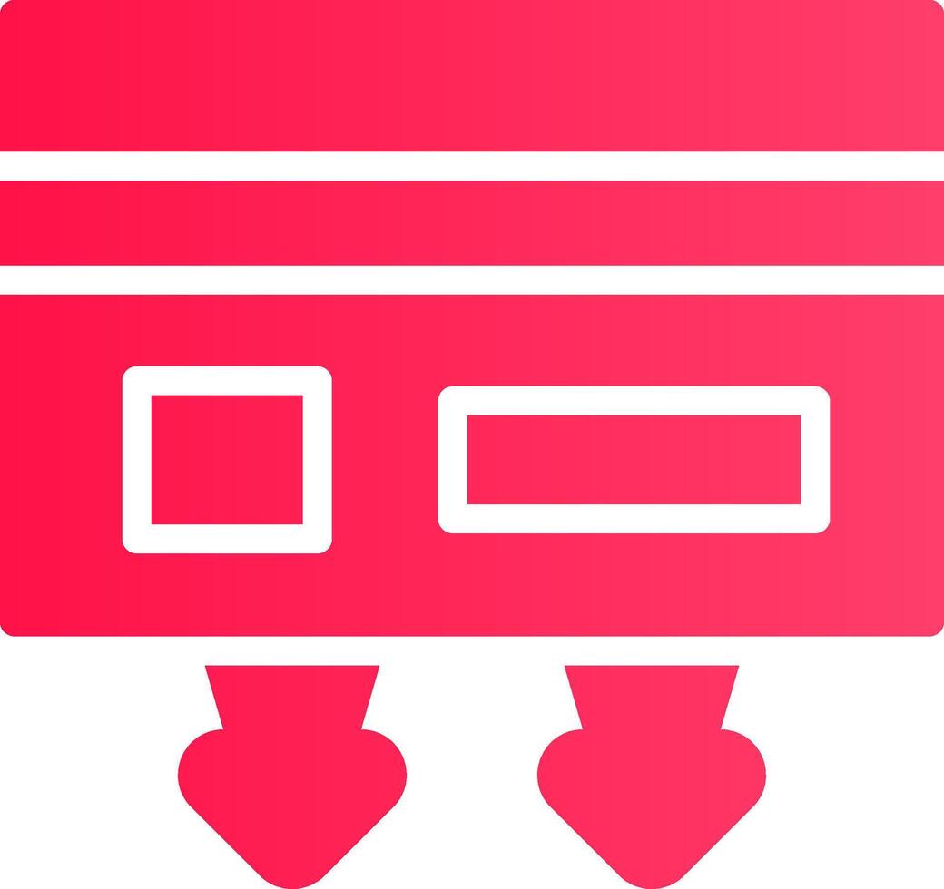 Cash Withdrawal Creative Icon Design vector