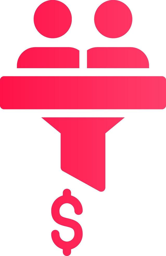 Conversion Rate Creative Icon Design vector