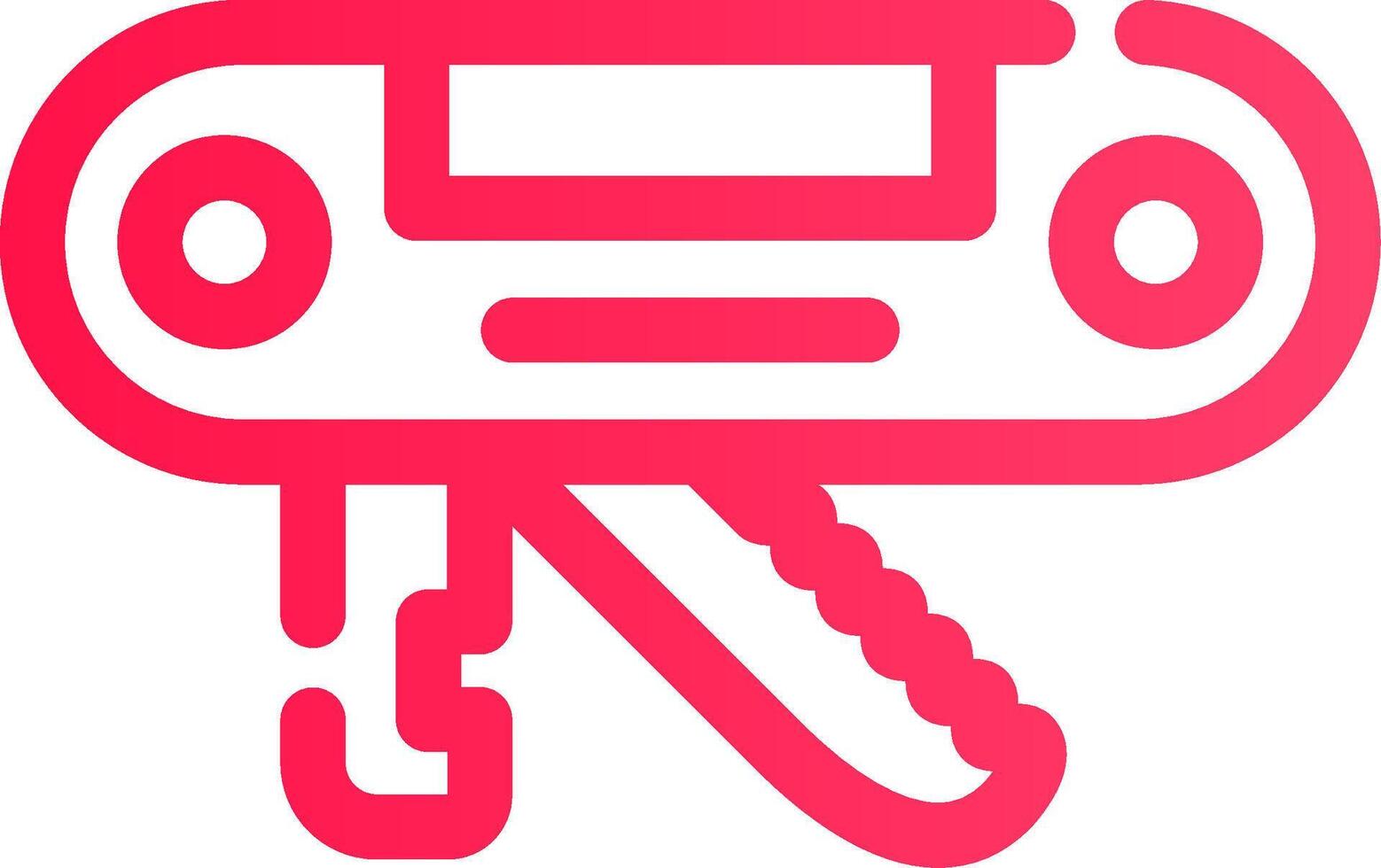 Swiss Army Knife Creative Icon Design vector