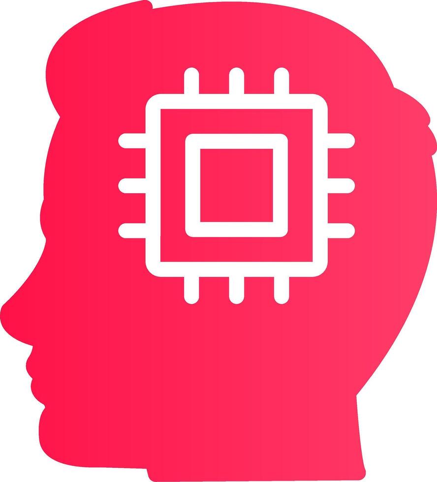 Human Processor Creative Icon Design vector