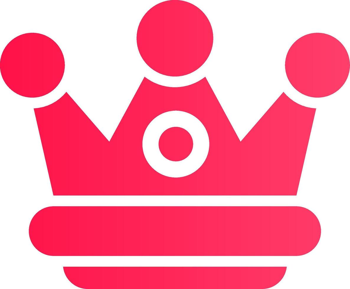 diseño de icono creativo de corona vector