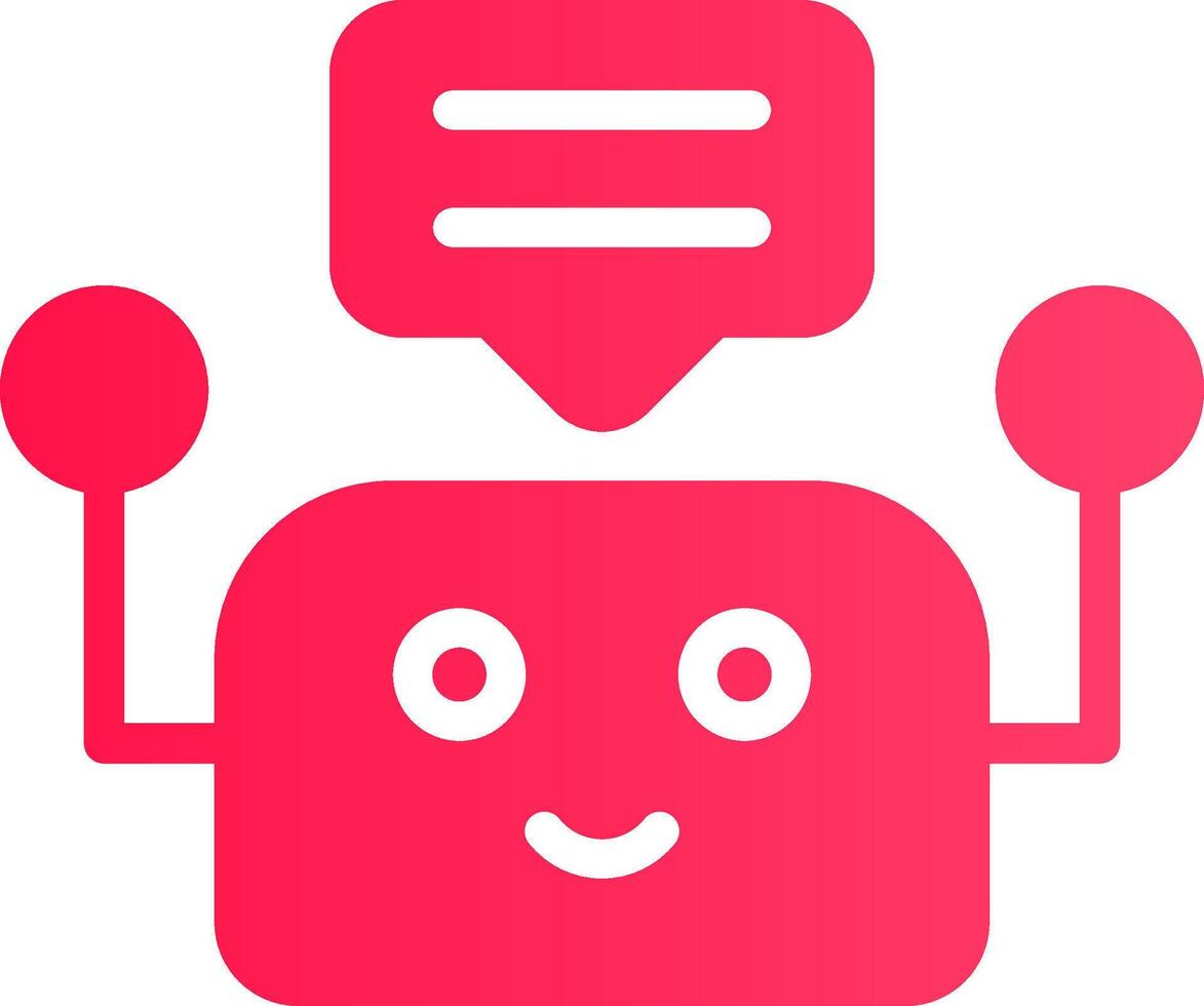 Chatbot Creative Icon Design vector
