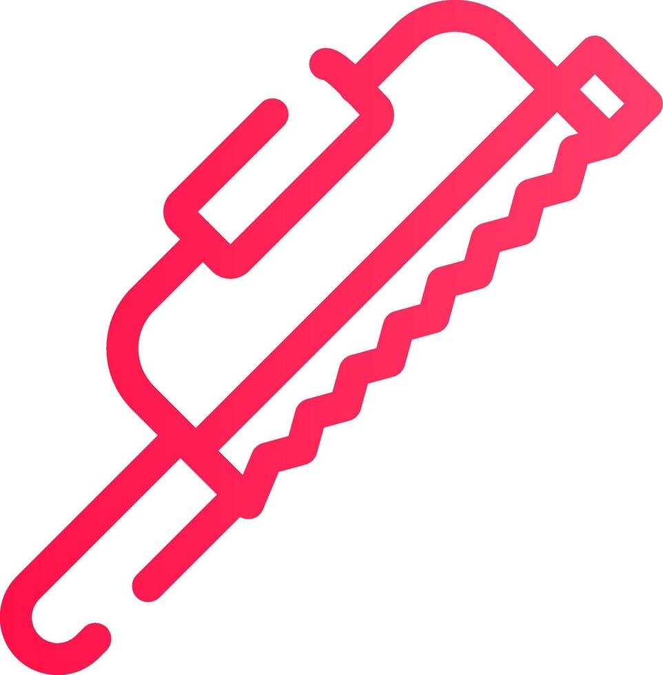 Coping Saw Creative Icon Design vector