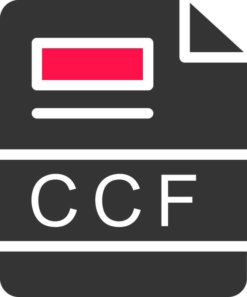 CCF Creative Icon Design vector