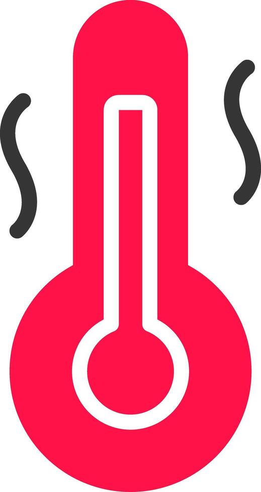 Hot Temperature Creative Icon Design vector