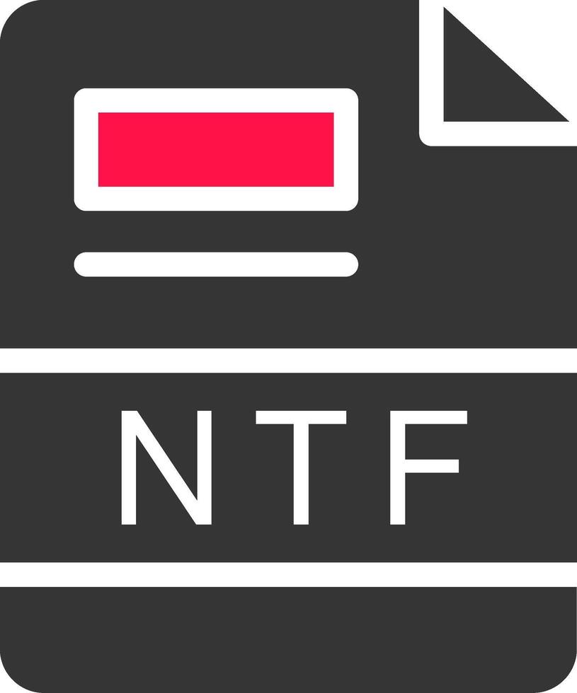 NTF Creative Icon Design vector