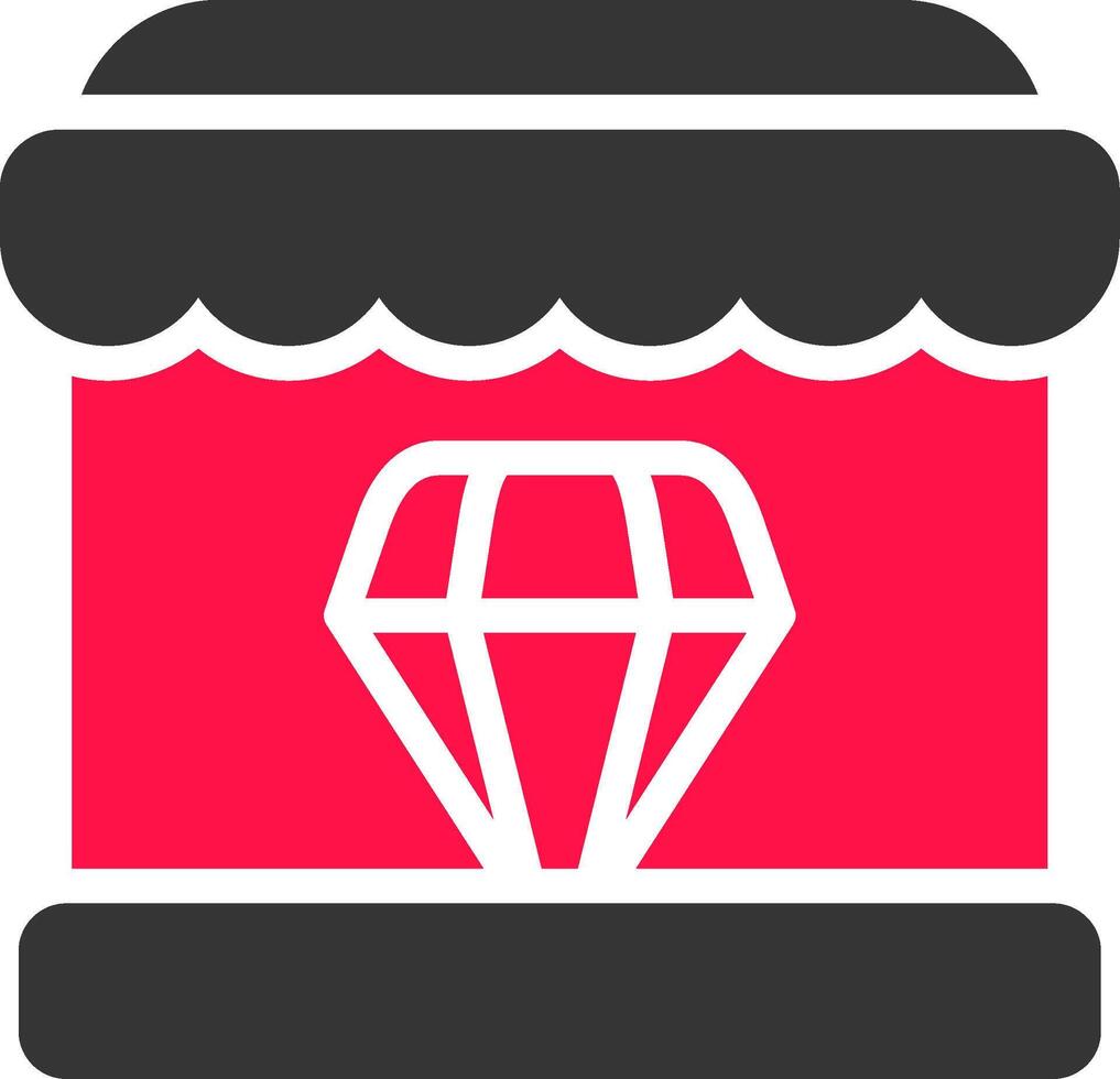 Diamond Shop Creative Icon Design vector