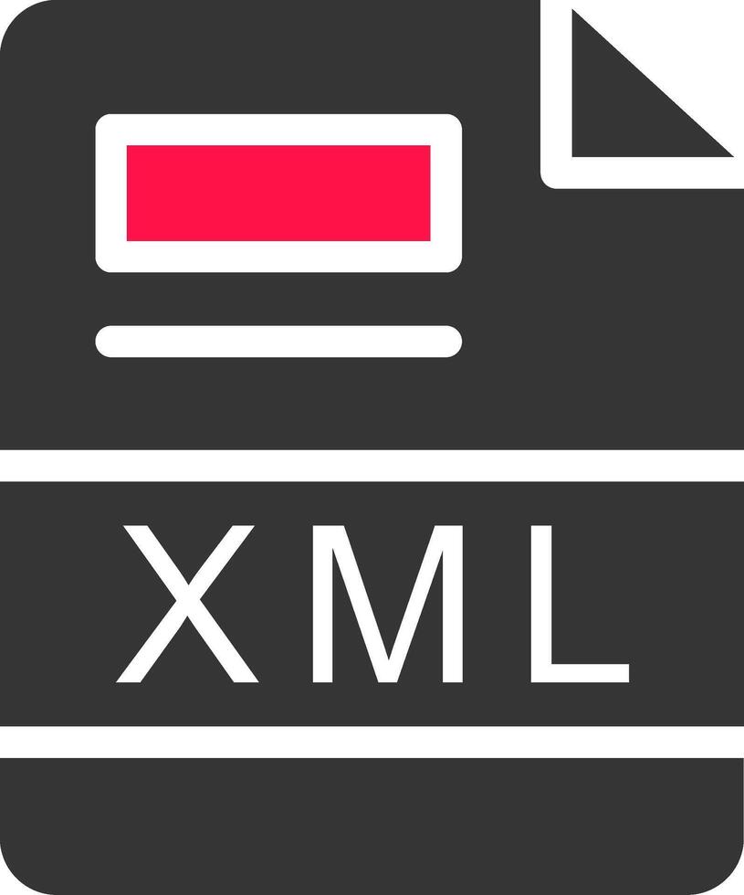 XML Creative Icon Design vector