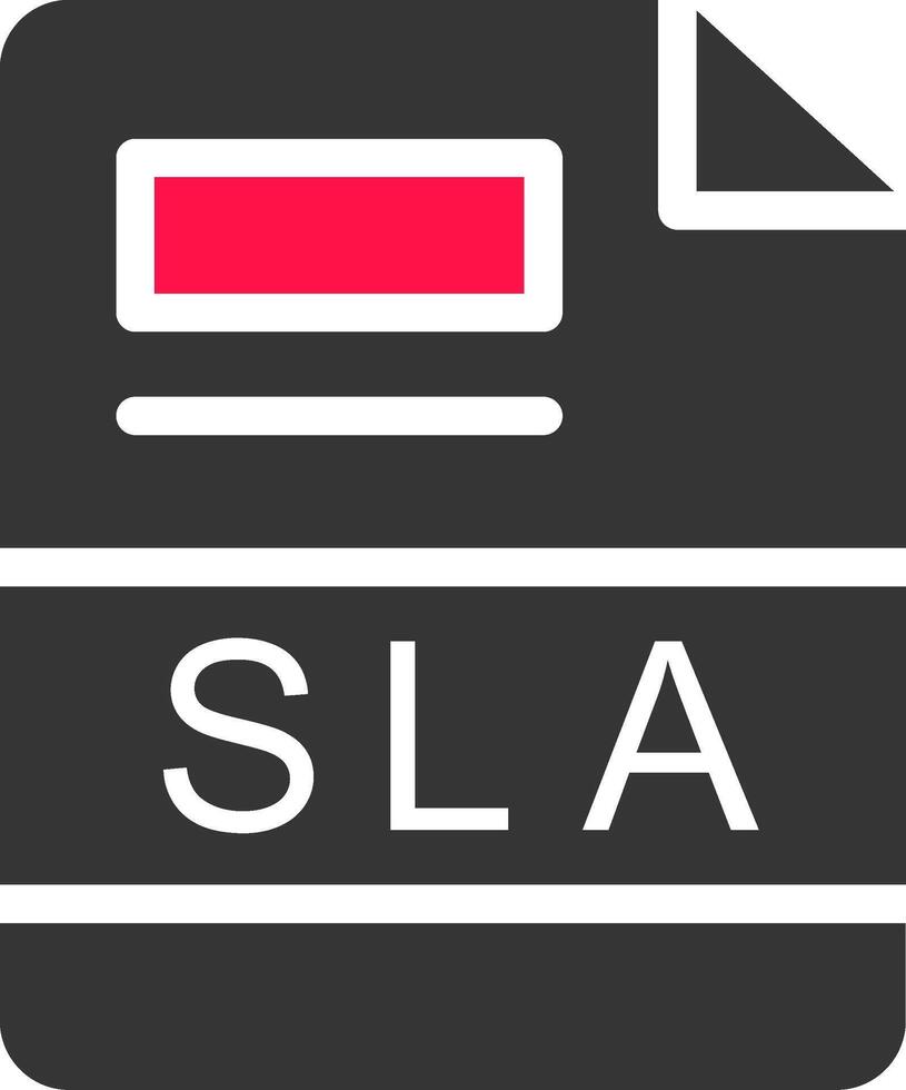 SLA Creative Icon Design vector