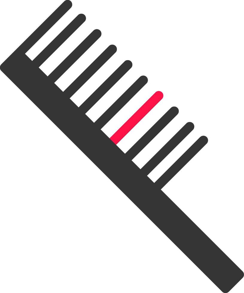 Hair Comb Creative Icon Design vector