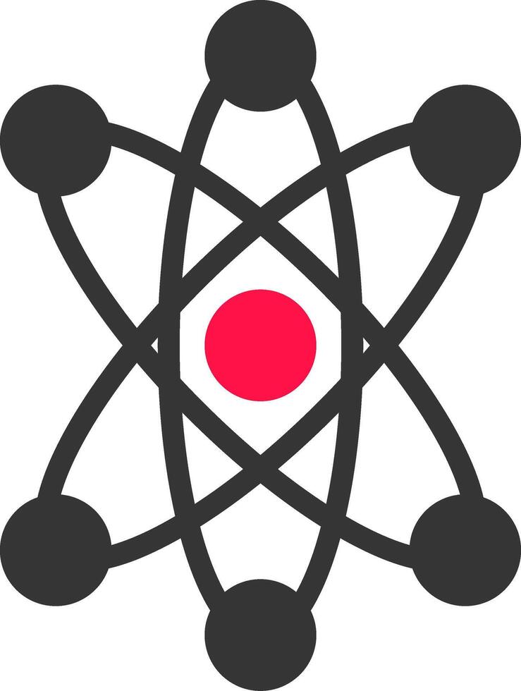 Atom Creative Icon Design vector