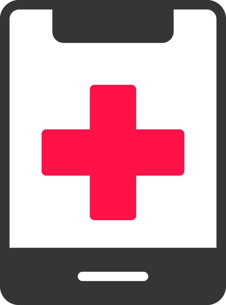 Medical Phone Creative Icon Design vector
