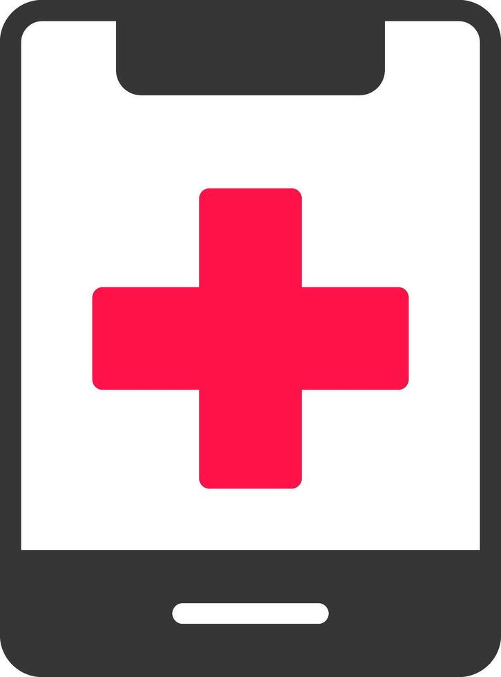 Medical Phone Creative Icon Design vector