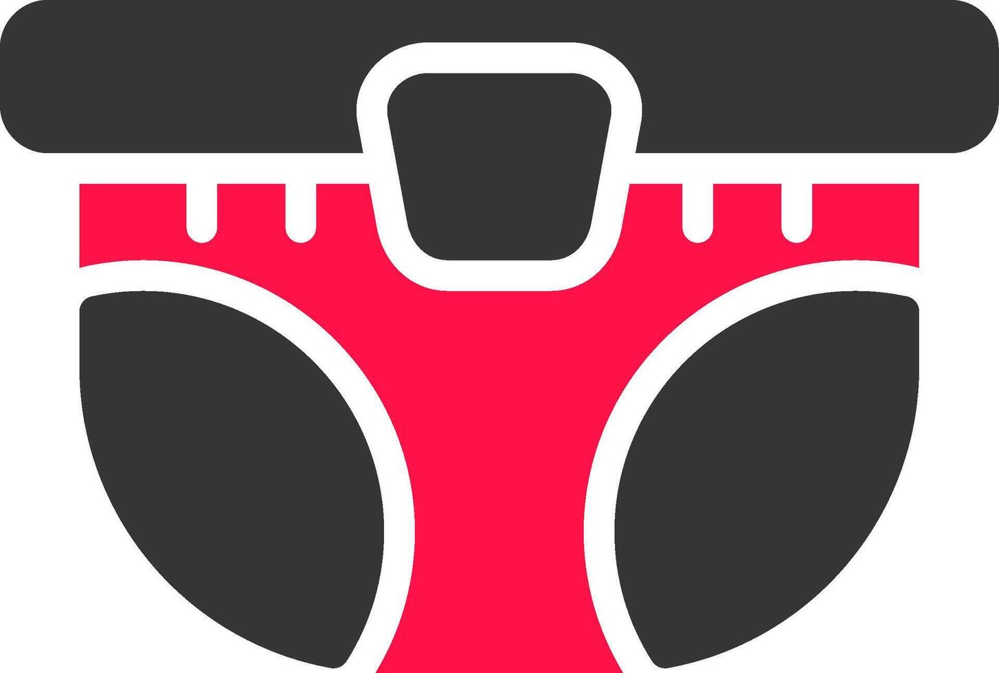 Diapers Creative Icon Design vector