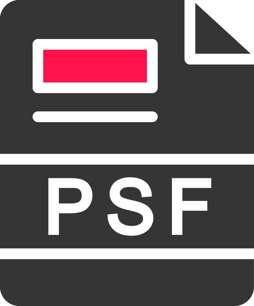 PSF Creative Icon Design vector