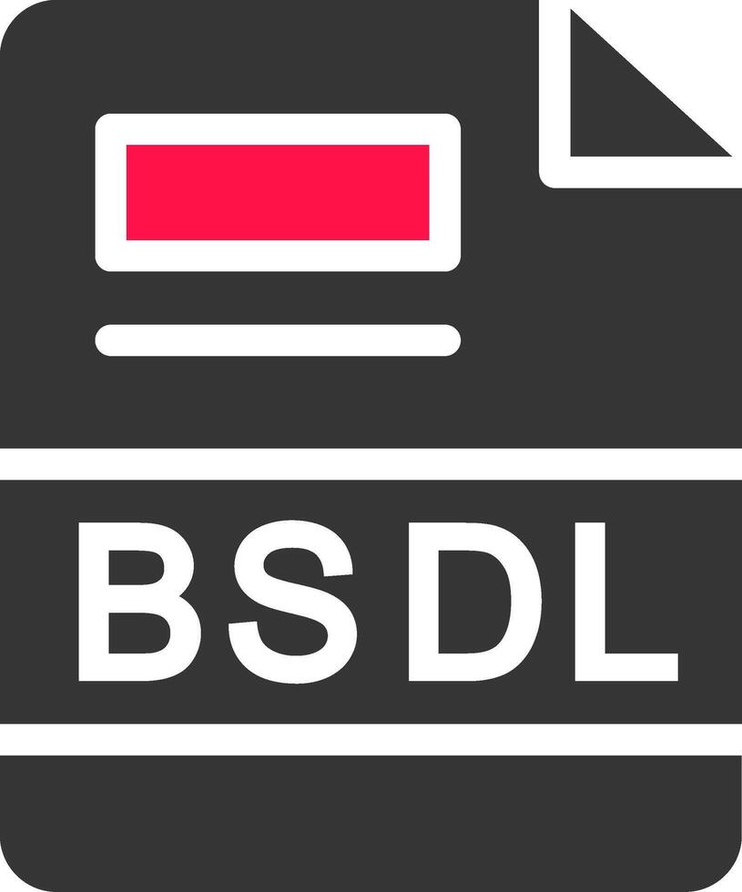 BSDL Creative Icon Design vector