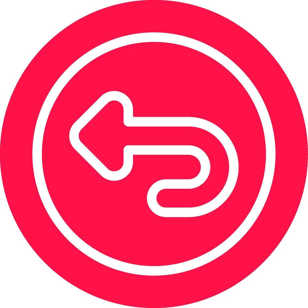 Undo Creative Icon Design vector
