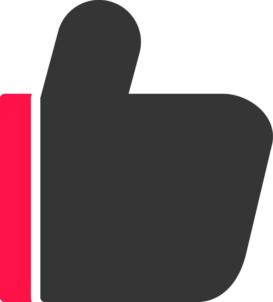 Thumbs-Up Creative Icon Design vector
