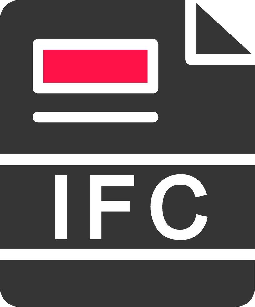 IFC Creative Icon Design vector