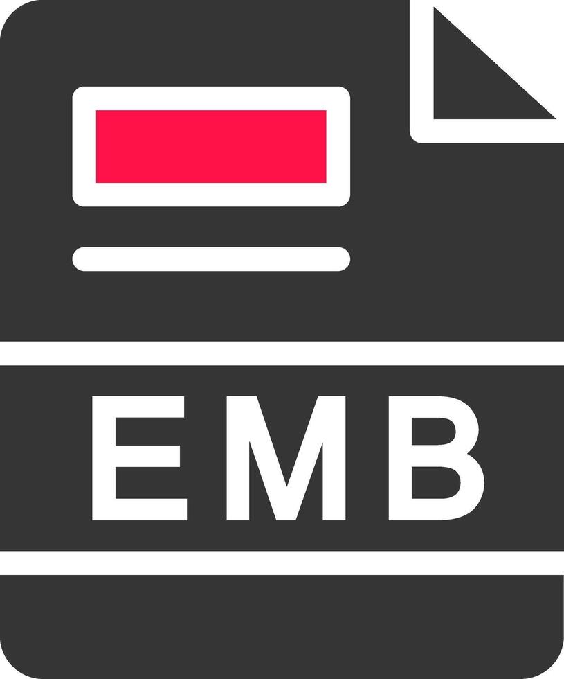 EMB Creative Icon Design vector