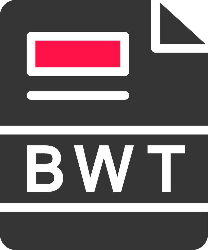 BWT Creative Icon Design vector