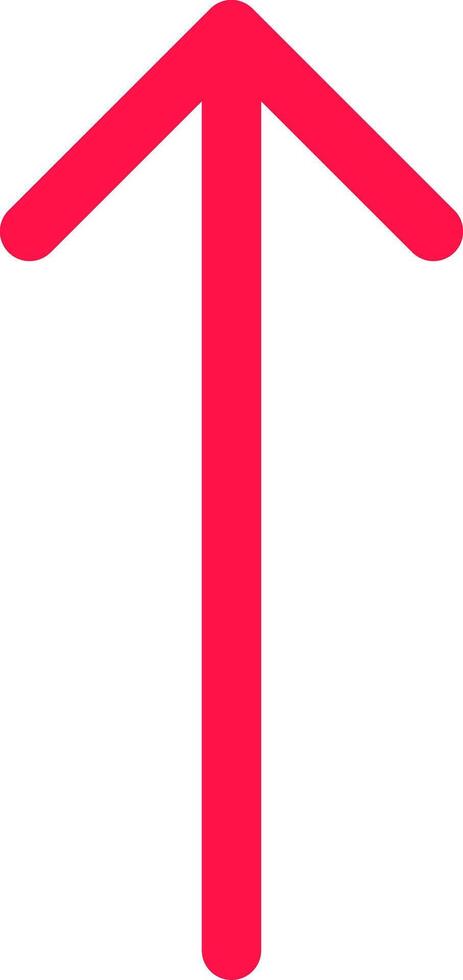 Up Arrow Creative Icon Design vector