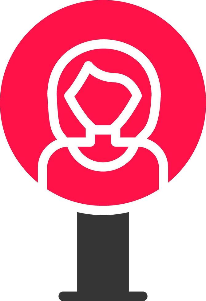 User Placeholder Creative Icon Design vector