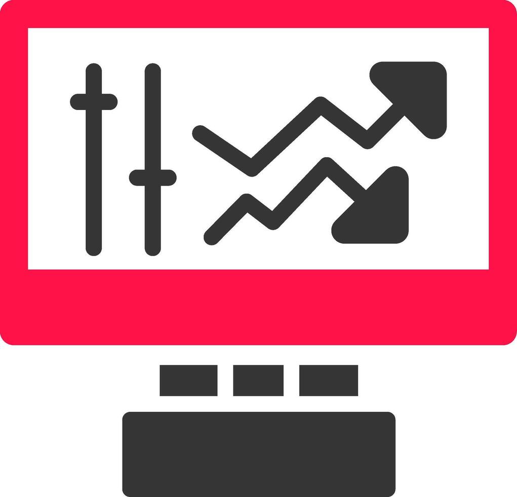 Online Trading Creative Icon Design vector
