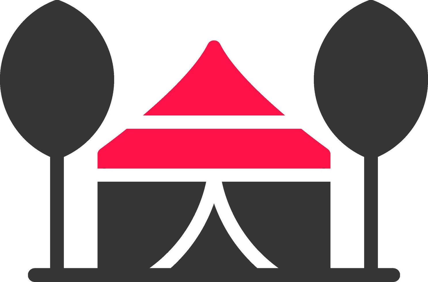 Tent Creative Icon Design vector