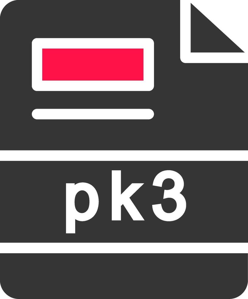 pk3 Creative Icon Design vector