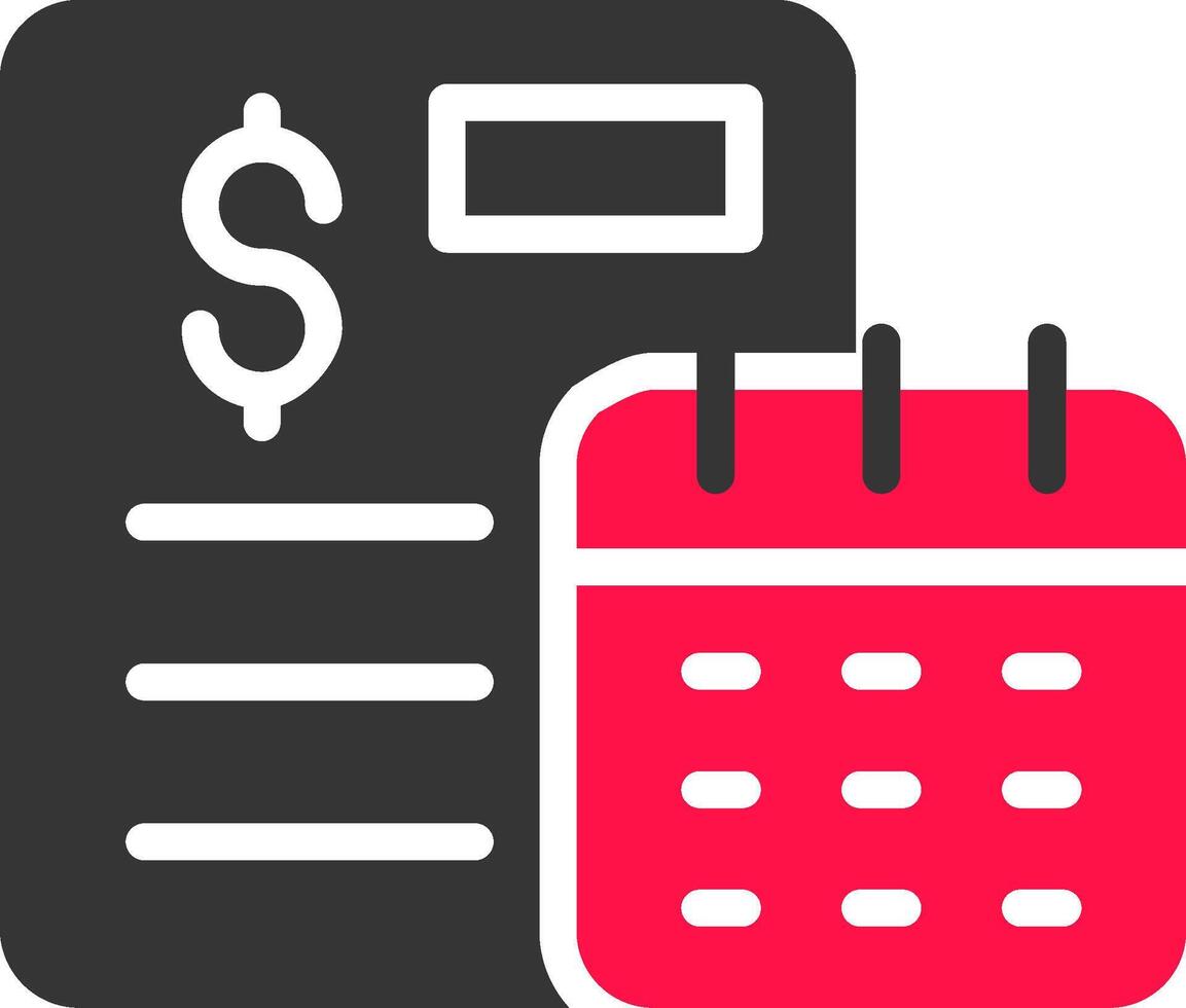 Yearly Sales Report Creative Icon Design vector