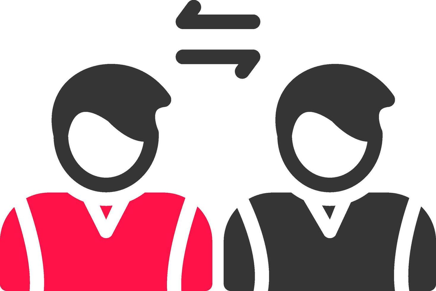 Social Distancing Creative Icon Design vector